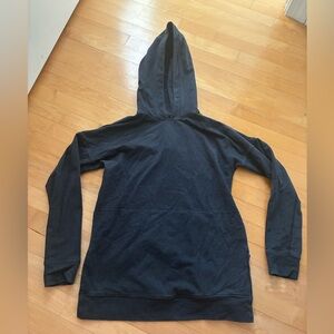 Navy Hooded Lululemon Sweatshirt with Hood and Side Slits